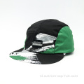 100% polyester 5 paneel sportdop